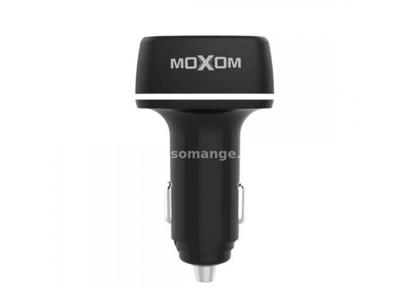 Auto punjac Moxom MX-VC01 3xUSB 5V/3 4A microUSB crni