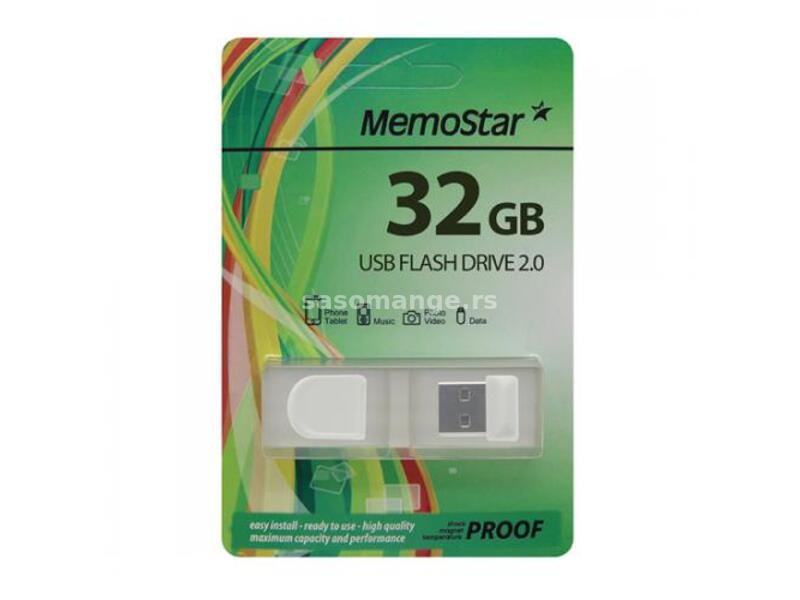 USB Flash memorija MemoStar 16GB DUAL 2 0 bela