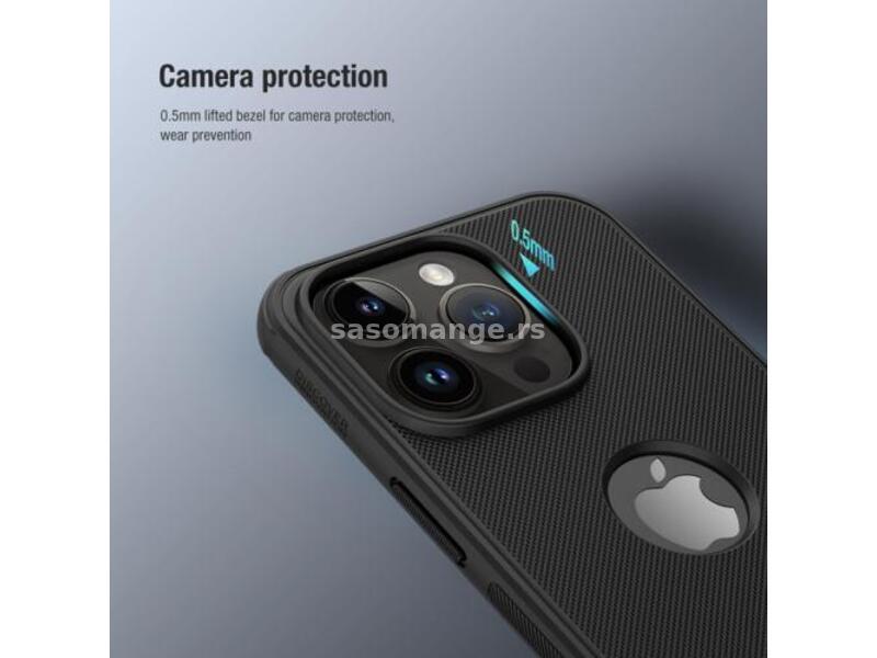 Futrola Nillkin Super Frost Pro za iPhone 14 Pro Max (6 7) crna (logo cut)