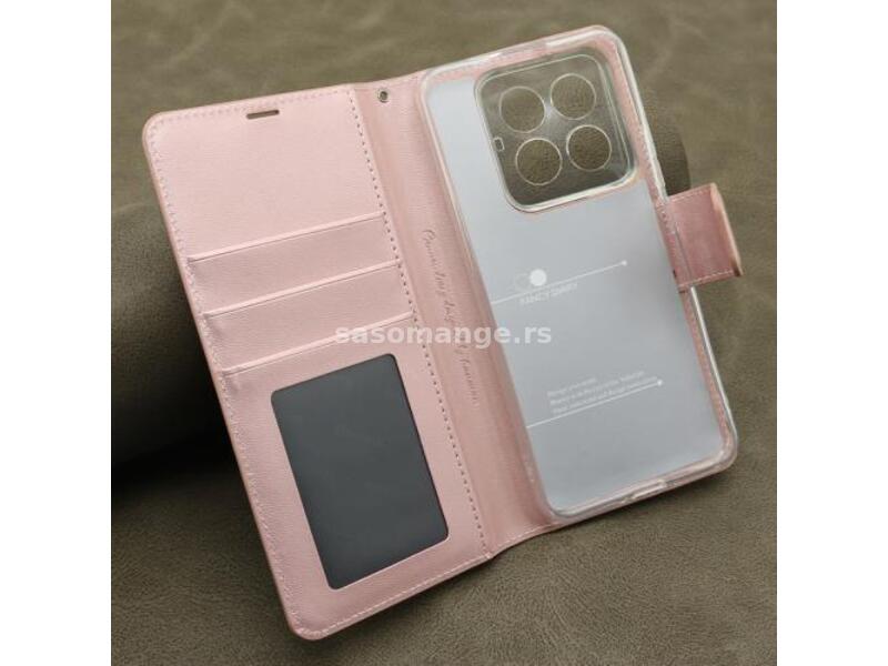 Futrola BI FOLD HANMAN II za Xiaomi 14 Pro svetlo roze