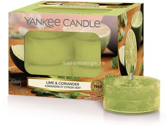 Yankee Candle Lime &amp; Coriander 12 x 9,8 g