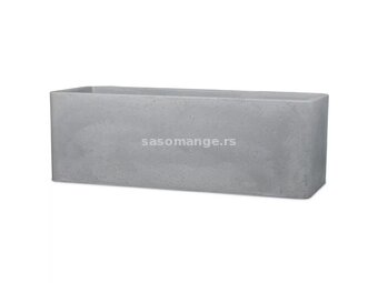 Cube Box saksija, izgled betona, 29x28x79cm, polietilen