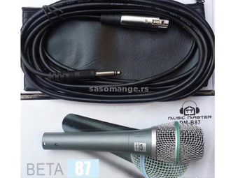 Mikrofonski Set Music Master Beta 87 sa Kablom