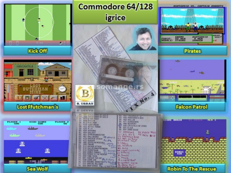 Kaseta sa igricama za Commodore 64/128