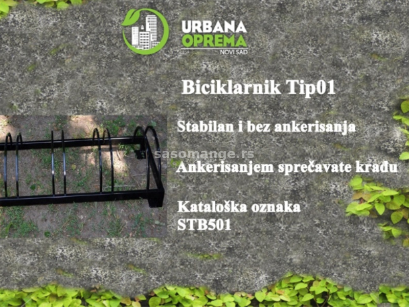 Biciklarnici - Biciklarnik TIP01 STB501 - Urbana Oprema Novi Sad