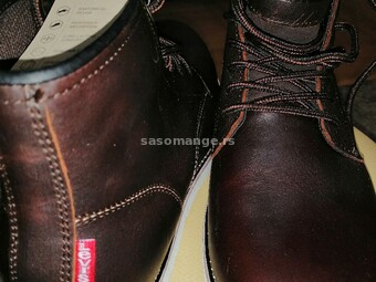 Levi's muške kožne cipele tamno braon boje broj 44