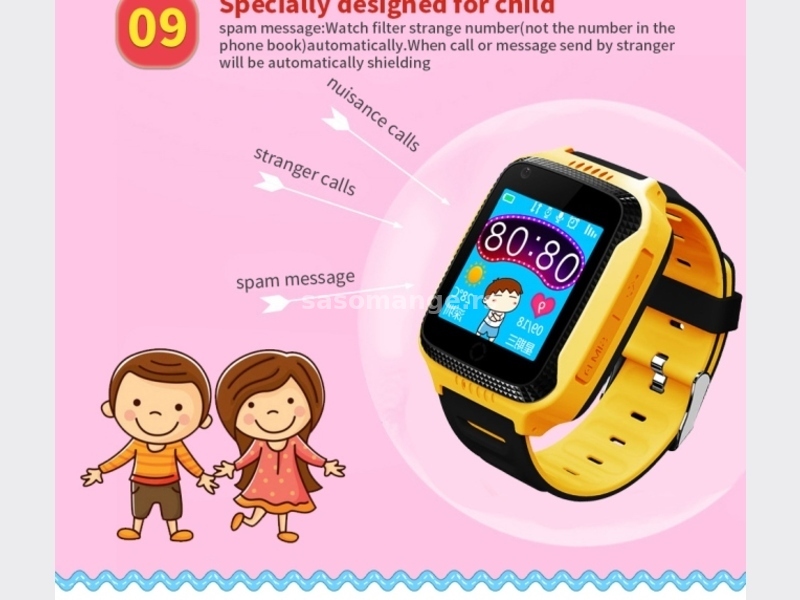 Smart sat/telefon za decu - Q528 - Kamera - Lociranje - SOS
