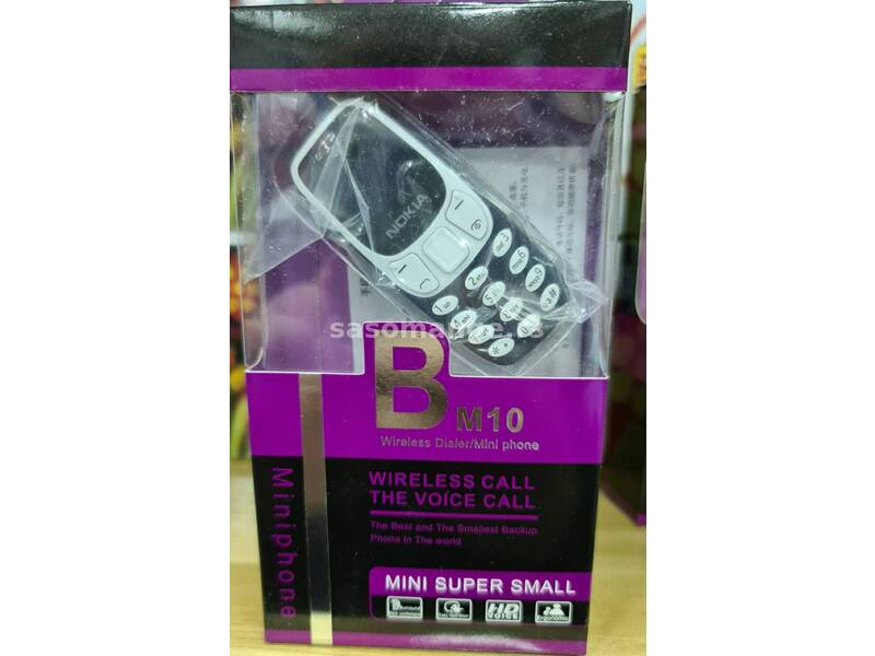 Mini Nokia mini telefon 3310 teget