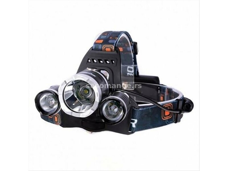 Punjiva led lampa za glavu 3 x T6 led dioda