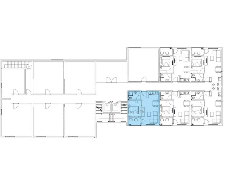Centar Residence, Apartman, 35,03m2