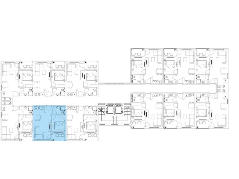 Centar Residence, Apartman, 35,19m2