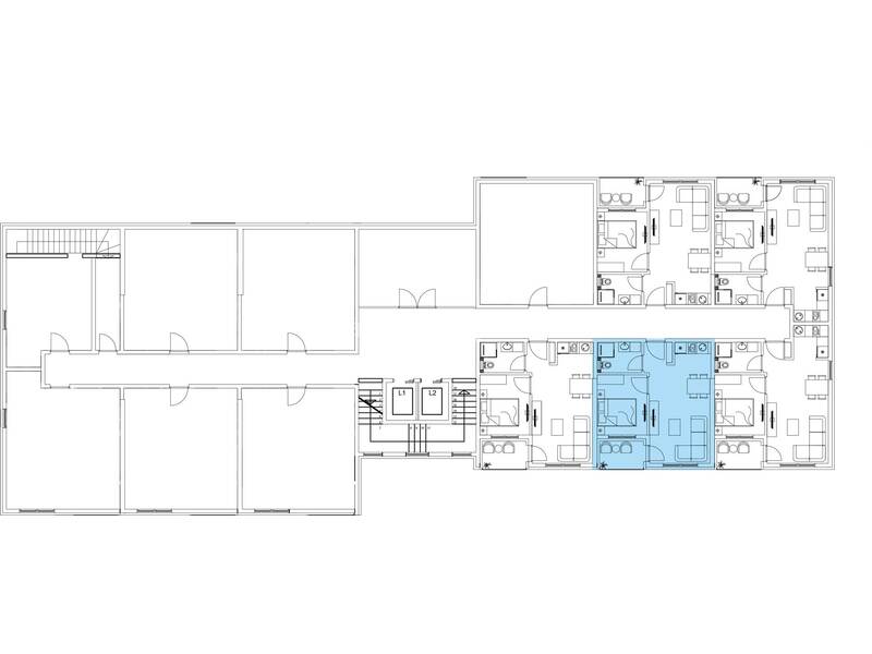 Centar Residence, Apartman, 35,04m2