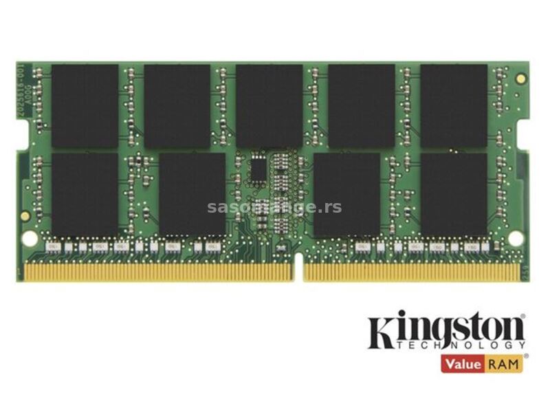 KINGSTON 8GB SODIMM DDR4, 2666Mhz, CL19, KVR26S19S6, 8