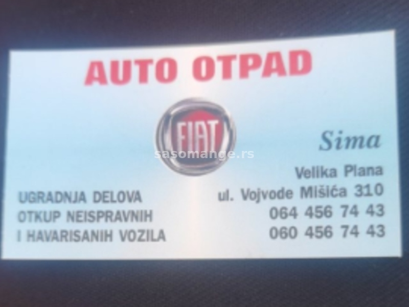 Diskovi i doboši za Fiat Bravo od 2008. do 2014. god.