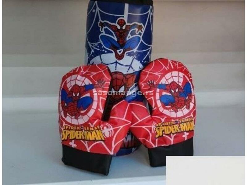 Spiderman boks džak sa rukavicama