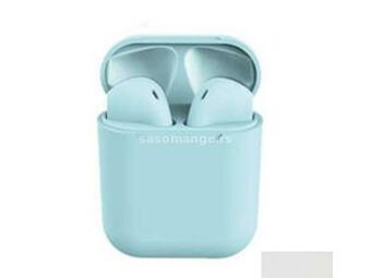 Bluetooth bežične slušalice TWS i12 plave