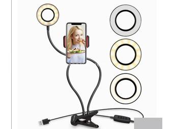 Ring Light za selfie sa fleksibilnim drzacem za telefon