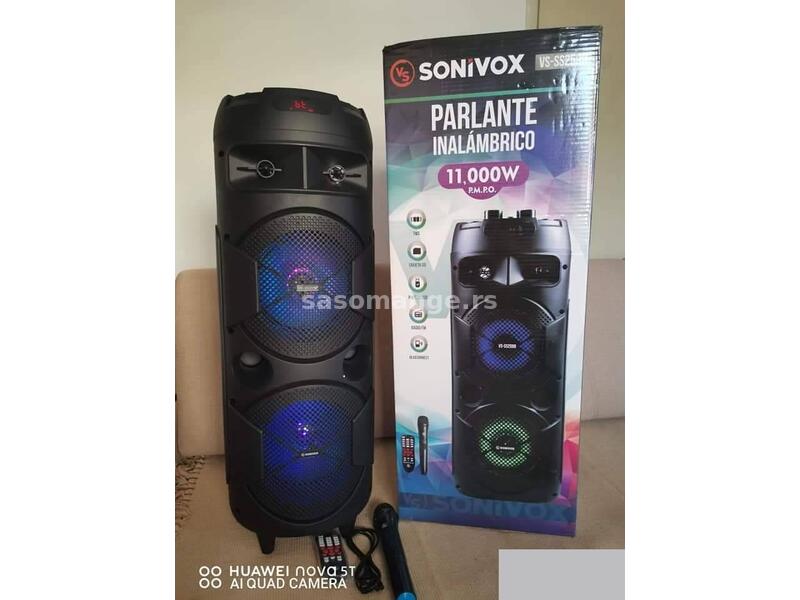 Najveci Bluetooth zvucnik Sonivox 83cm + BEZICNI mikrofon