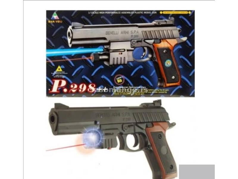 Pištolj na metkiće Airsoft gun P298++ igračka pištolj na metkiće - Airsoft gun - Pištolj igračka