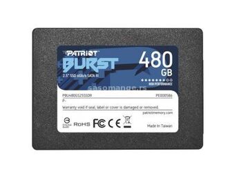 Patriot Burst Elite 480GB 2.5" SATA III (PBE480GS25SSDR) SSD disk