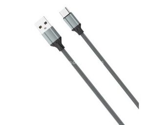 LDNIO LS441 kabl za punjač USB A (muški) na USB C (muški) sivi