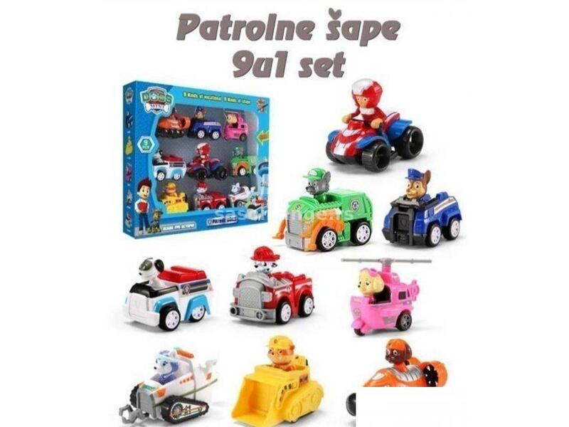 Patrolne šape junaci 9u1 set