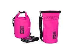Vodootporna suva torba EL 5L pink