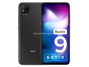 Xiaomi Redmi 9 activ 6/128gb Crni sim fee Novo