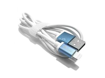 USB data kabal VBEST lightning belo-plavi