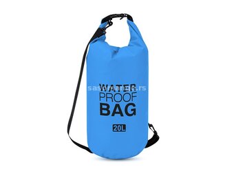 Vodootporna torba 20L plava