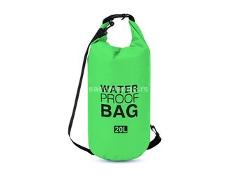 Vodootporna torba 20L zelena