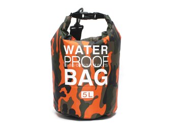 Vodootporna suva torba EL1 5L army narandzasta