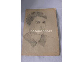 Ženski Portret II, Crtež 45 x 31.5