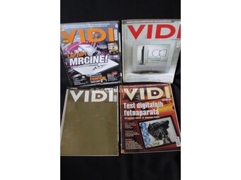 Časopis VIDI Lot 4 Primerka 2002-2004 Godina