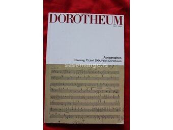 Aukcioni Katalog Dorotheum, Autographen, 11.5.2004.