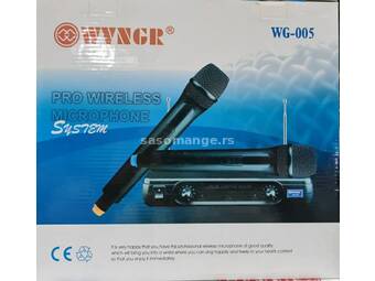 Bezicni mikrofon sistem sa dva mikrofona / WG-005
