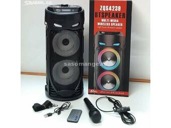 Bluetooth karaoke zvučnik + daljinski + mikrofon - ZQS4239