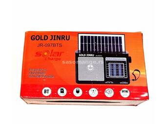 Radio na baterije - struja i solarno punjenje - BT - LED