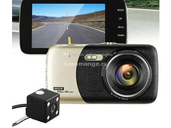 Auto kamera Full HD 4" + rikverc kamera