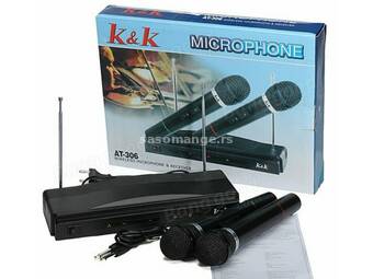 Karaoke sistem sa dva bežična mikrofona