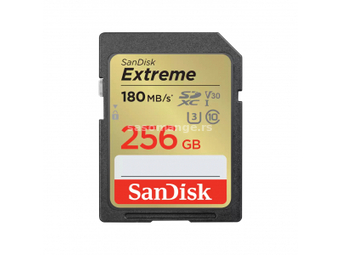 SanDisk 256GB Extreme (SDSDXVV-256G-GNCIN) memorijska kartica SDXC class 10
