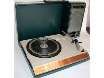 SKUPOCENI Portabl Philips 22GF403 Gramofon s početka 70ih