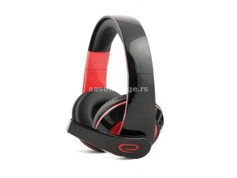 Esperanza Gaming stereo slušalice sa mikrofonom Condor Red EGH300R