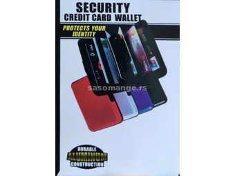 Zaštitni držač za kreditne kartice/SECURITY CARD WALLET