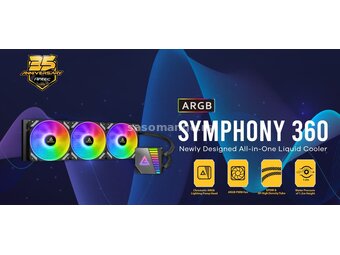 Antec Symphony 360 ARGB vodeno hladjenje AIO novo garancija