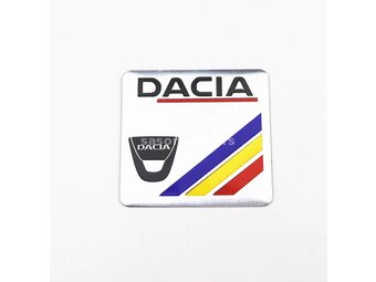 DACIA aluminijumski stiker plocica D1