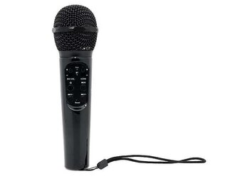 Mikrofon za karaoke KTV bežični bluetooth i na FM crna
