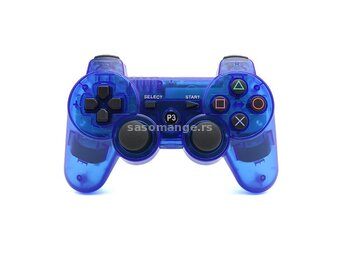 Džojstik (joypad) bežični Wi-Fi za PS3 DS 3 providna plava
