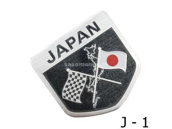 Japan aluminijumski stiker plocica J1