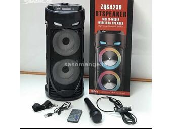 Bluetooth karaoke zvučnik+daljinski+mikrofon - ZQS 4239